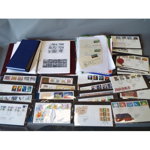 331 - Selection of presentation pack, first day covers plus albums of mixed stamps, see photos