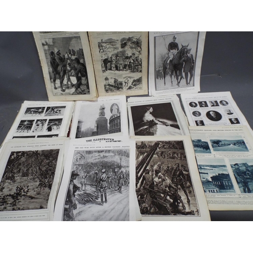 351 - Victorian issues of Illustrated London News and loose pages from ILN to the 1920's. See photos