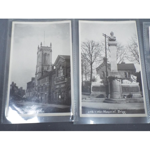 354 - Ten old postcards of Brigg and Scunthorpe. See photos.