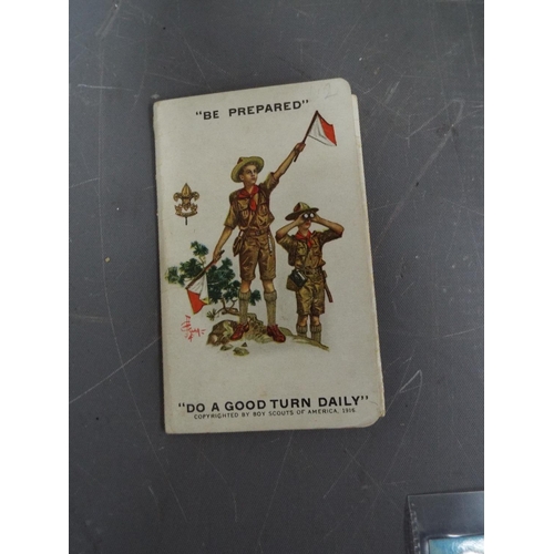 355 - 1968 full pack of Scouts of the World Scout postcards plus a 1938 USA scouts membership card. See ph... 