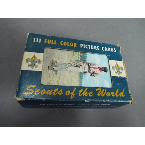 355 - 1968 full pack of Scouts of the World Scout postcards plus a 1938 USA scouts membership card. See ph... 