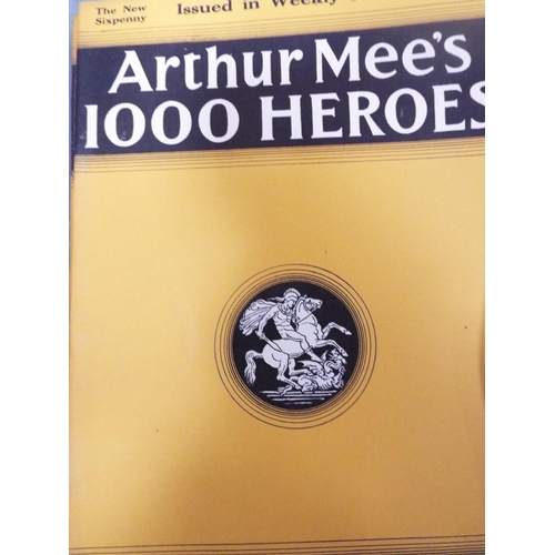 357 - 38 copies of Arthur Mee's 1000 Heros 1933 all in very good condition. See photos