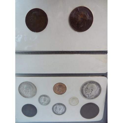 617 - Sets of UK Silver and Copper Coinage from 1911 to 1936. Believed to be complete. See photos.