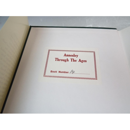 739 - Signed copy of Annesley through the ages, book no 14.