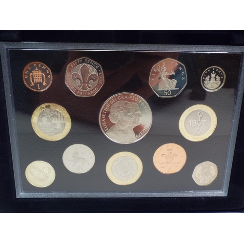 636 - Royal Mint 2007 UK Proof Coin Collection. All cased and unused condition. See photos.