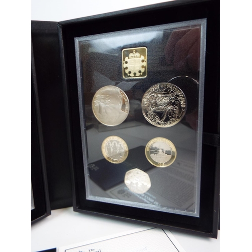 636a - Royal Mint 2015 UK Proof Collectors coin set. Boxed and unused condition. see photos.