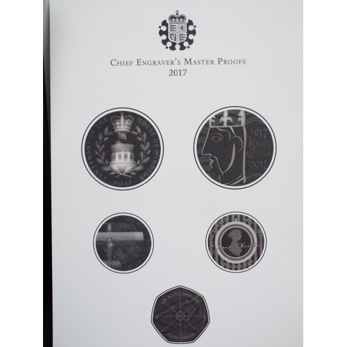 637 - Royal Mint 2017 UK proof Coin Collection. All cased and unused condition. See photos.