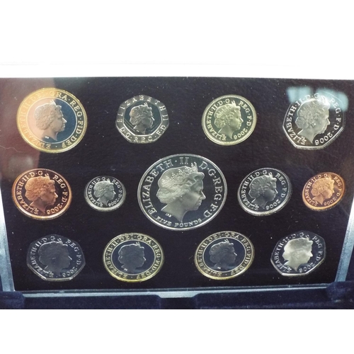 639 - Royal Mint 2006 UK Proof Coin Collection. All cased and in unused condition. See photos