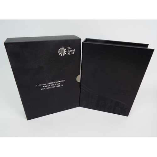 643 - Royal Mint 2014 Proof Coin set, collectors edition. . All cased and in unused condition.