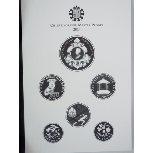 643 - Royal Mint 2014 Proof Coin set, collectors edition. . All cased and in unused condition.