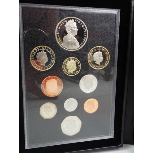 647 - Royal Mint 2012 UK Proof Coin Collection. All cased and in unused condition. See photos.