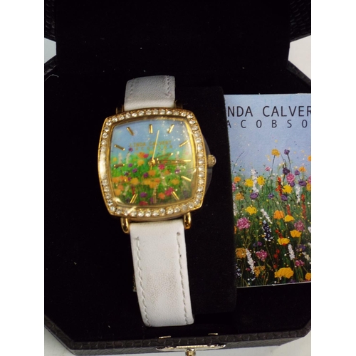 883 - Linda calvert jacobson watch new in box.