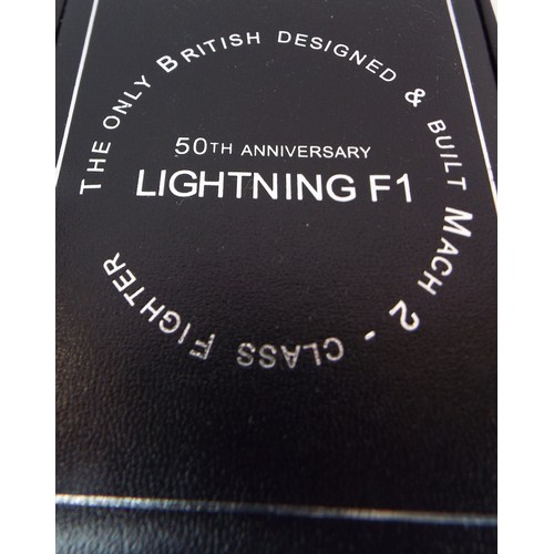 897 - Bradford Exchange lightning F1 50th anniversary watch new in box.