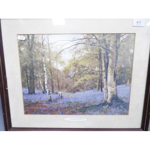 1057 - Three framed and mounted prints. See photos