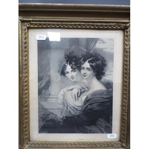 1075 - Pair of Early Victorian portrait engravings in original frames . Engraver James Thomson 1788-1850. s... 