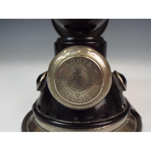 1113 - Vintage Lucas lucia black carriage lamp