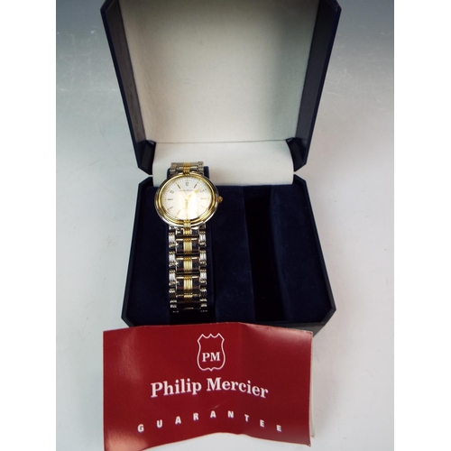 897a - Boxed Philip Mercier gents quartz watch.