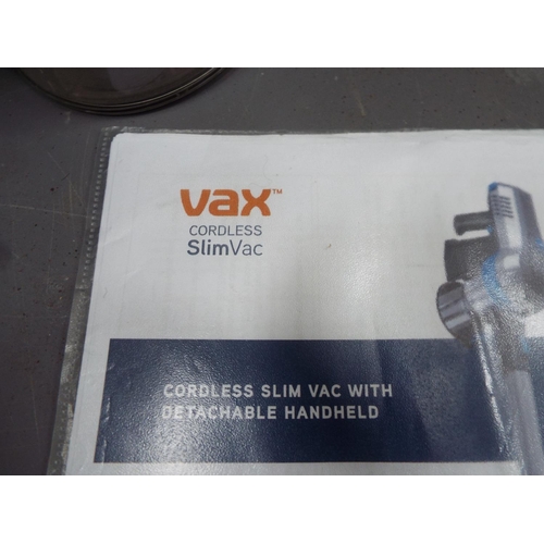 1318 - VAX cordless slim vac in working condition.