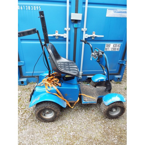 1460 - Grass-Hopper, Electric Golf Buggy with forward and reverse gears. charging cable all in working orde... 