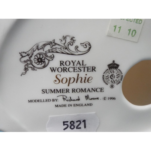 Royal Worcester Figurine 'Sophie' From the Summer Romance
