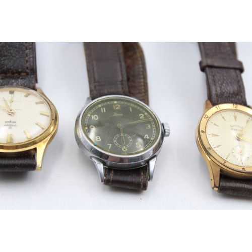 2 - 4 x Gents VINTAGE Hand-Wind/Automatic Wristwatches Inc. Oris, Services Etc  Assorted Gents Vintage H... 