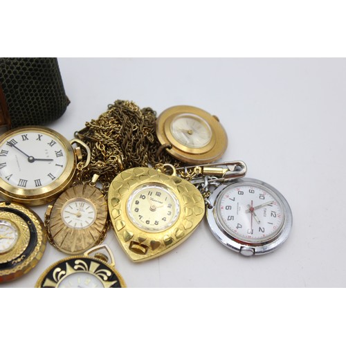 5 - 12 x Vintage Ladies FOB / PENDANT / PURSE WATCHES Hand-Wind WORKING   Assorted Vintage Ladies FOB / ... 