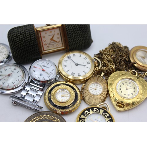 5 - 12 x Vintage Ladies FOB / PENDANT / PURSE WATCHES Hand-Wind WORKING   Assorted Vintage Ladies FOB / ... 