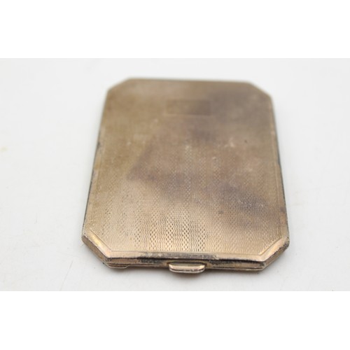 34 - Vintage Hallmarked 1942 Birmingham STERLING SILVER Ladies Vanity Compact (74g)   Maker - Deakin & Fr... 