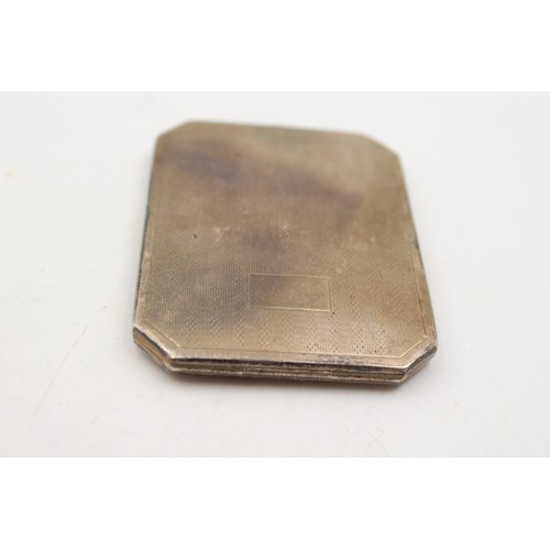 34 - Vintage Hallmarked 1942 Birmingham STERLING SILVER Ladies Vanity Compact (74g)   Maker - Deakin & Fr... 