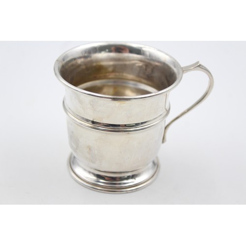 37 - Vintage Hallmarked 1988 London STERLING SILVER Plain Christening Cup (63g)   Maker - Mappin & Webb  ... 