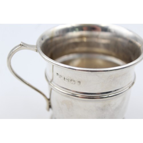 37 - Vintage Hallmarked 1988 London STERLING SILVER Plain Christening Cup (63g)   Maker - Mappin & Webb  ... 