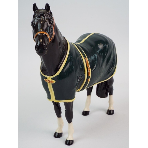 230 - Beswick Champion welsh pony in black BCC 1999 Ltd edition of 580.