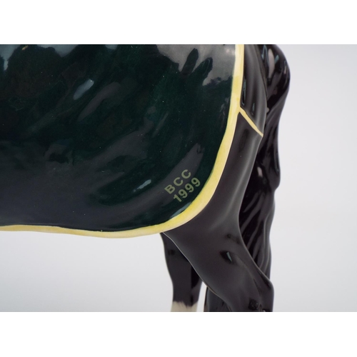 230 - Beswick Champion welsh pony in black BCC 1999 Ltd edition of 580.