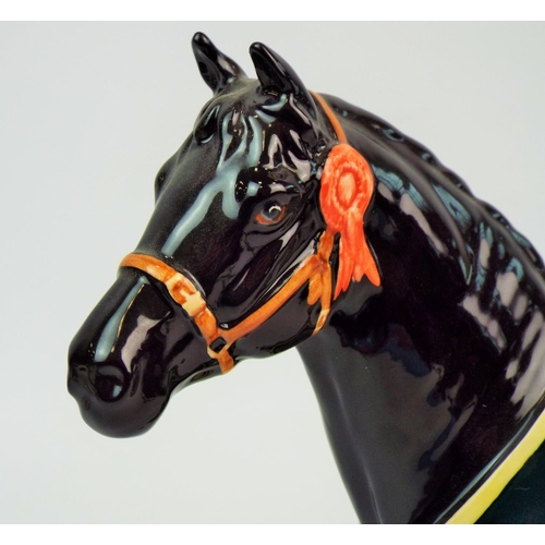 230 - Beswick Champion welsh pony in black BCC 1999 Ltd edition of 580.