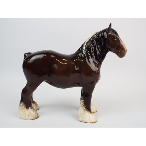 244 - Beswick brown gloss shire model no 818