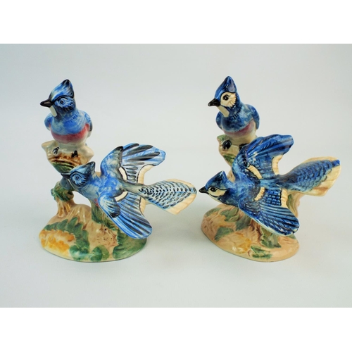 256 - 2 Beswick American blue jay figurines, Model no 925