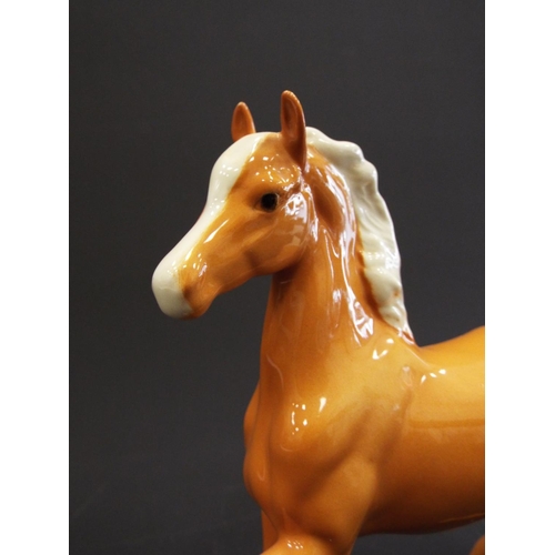 258 - Beswick Palomino prancing Arab, Model no 1261.