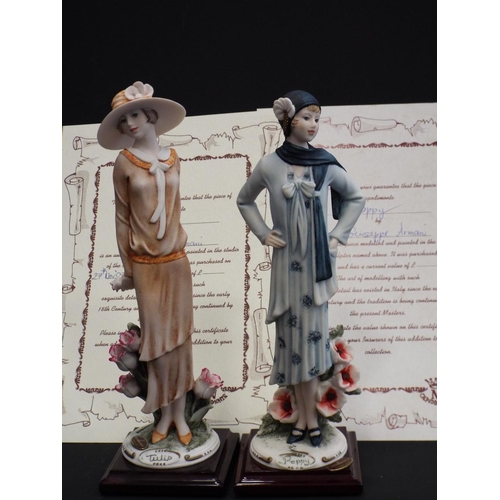 279 - 2 Giuseppe Armani Florence figurines 