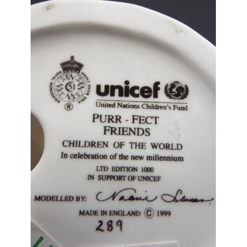 465 - Royal worcester figurine Unicef 