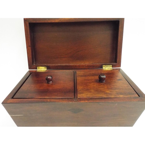 511 - Wooden tea chest in excellent condition.