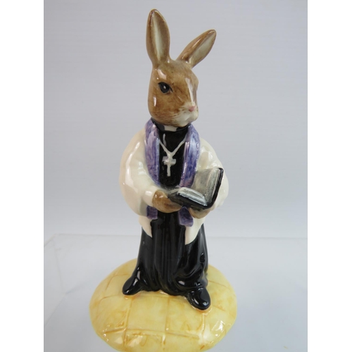 19 - Three Bunnykins Figures, Barrister, The Vicar, The Doctor.  All with boxes and certificates. See pho... 