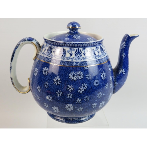 9 - Antique Shelley Teapot in the Cloisellio ware pattern.  Free from damage or repair in excellent cond... 