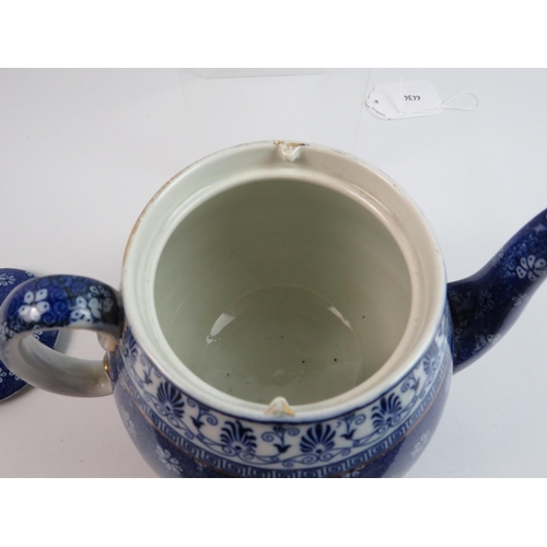 9 - Antique Shelley Teapot in the Cloisellio ware pattern.  Free from damage or repair in excellent cond... 