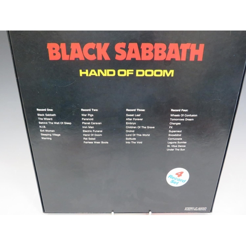 451 - Black Sabbath, Four record set 'Hand of Doom' all in excellent order. Unplayed condition. See photos... 