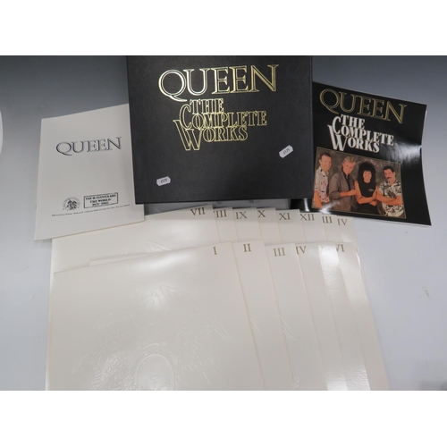 452 - Complete works of QUEEN 14 volume set in presentation case with booklet/poster etc. excellent condit... 