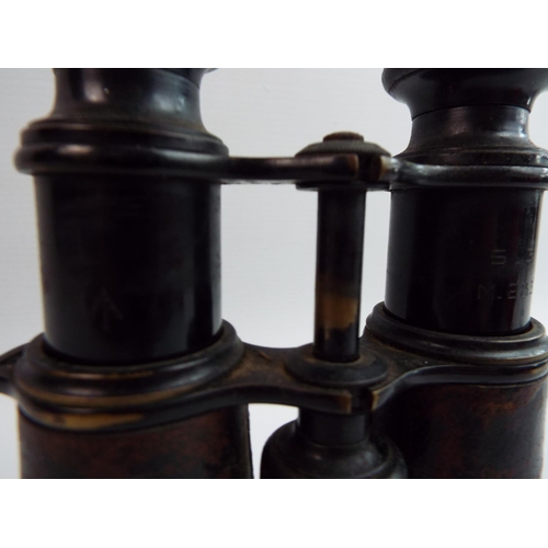 354 - Pair of Heath & Co WWI British Army Binoculars. See photos.