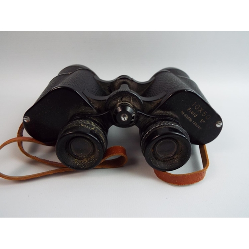 355 - Pair of 10 X 50 field binoculars. See photo