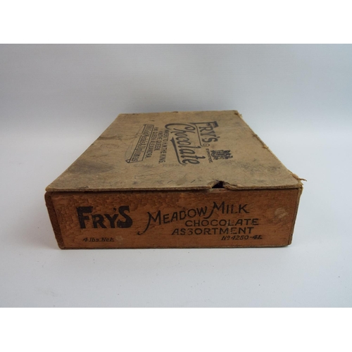 369 - Antique Fry's Chocolate box. see photos