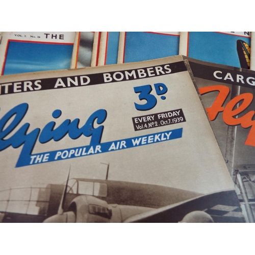 371 - 21 Flying magazines dating from 1939. see photos