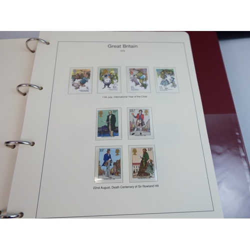 379 - Three albums of first day covers and mint stamps. See photos.